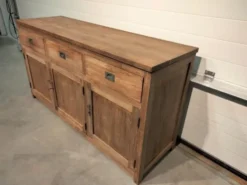 Rustiek teak dressoir 80/100 en 120