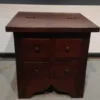 Salontafel donker koloniaal kistje