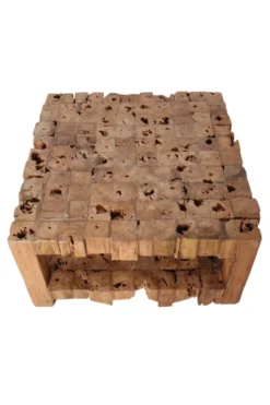 Salontafel met blokjes