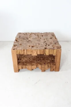 Salontafel met blokjes