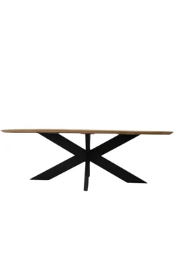 Scandinavisch organische vorm eiken eettafel 270 cm