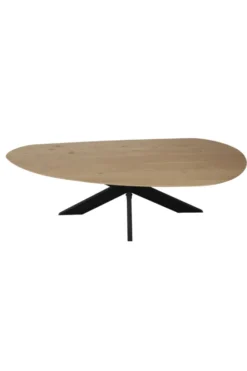 Scandinavisch organische vorm eiken eettafel 270 cm