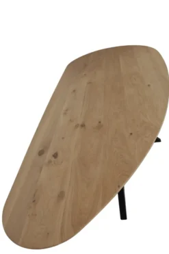 Scandinavisch organische vorm eiken eettafel 270 cm