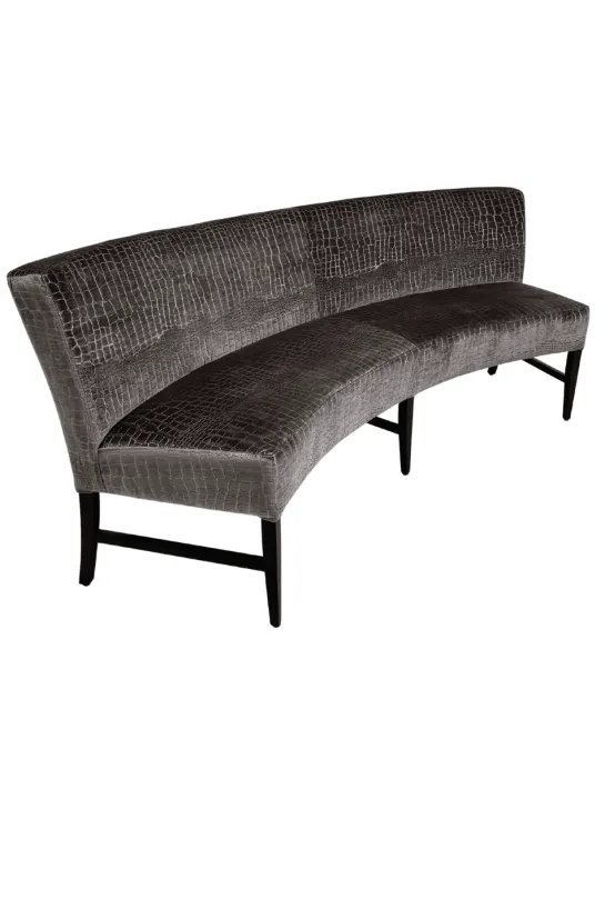 Set van 3 eetkamerstoelen + eetkamerbank ovaal