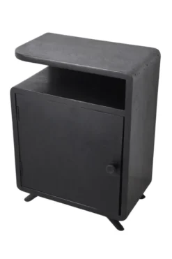 Set van 2 kleine zwarte nachtkastjes