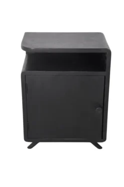 Set van 2 kleine zwarte nachtkastjes