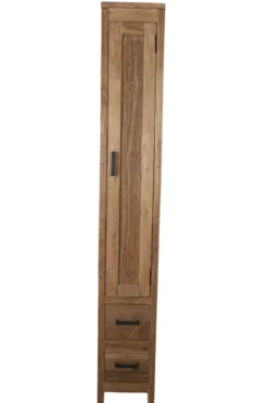 Smalle hoge badkamer kast