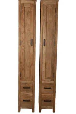 Smalle hoge badkamer kast