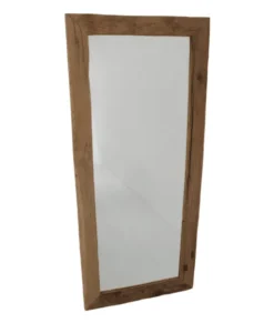 Spiegel gemaakt van grof teak 160cm
