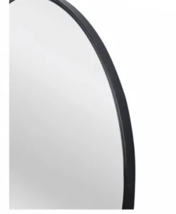 spiegel rond – 65 x 65 cm – zwart