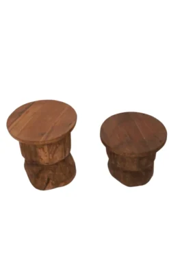 Stoere Robuuste Bijzettafel: Uniek en Tijdloos