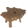 Stoere, Robuuste Salontafel van Oud Teak Hout