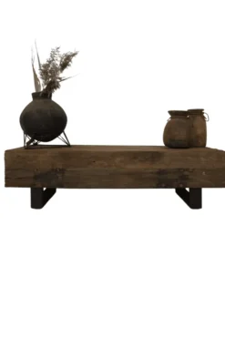 Stoere ruwe salontafel 150x50x40 cm
