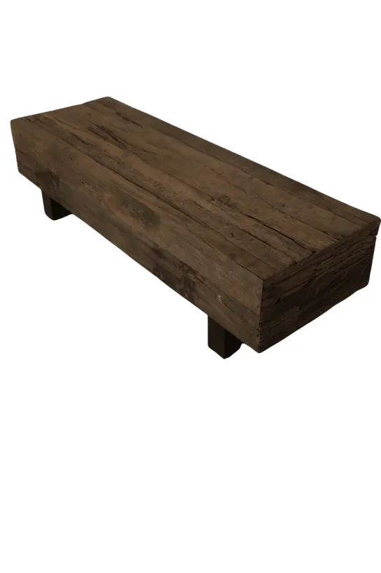 Stoere ruwe salontafel 150x50x40 cm