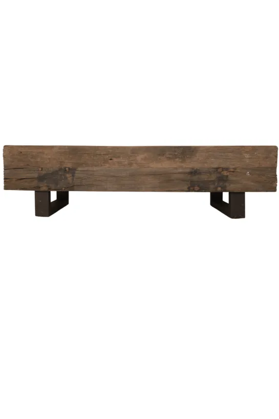 Stoere ruwe salontafel 150x50x40 cm