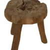 Stoer Krukje van Oud Teak Hout