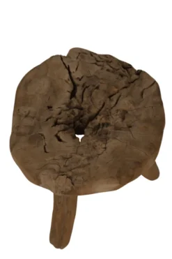 Stoer Krukje van Oud Teak Hout
