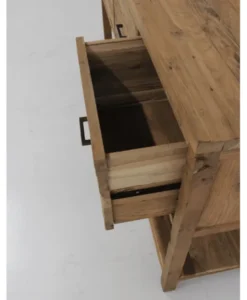 Super rustiek teak houten badkamermeubel 160 cm
