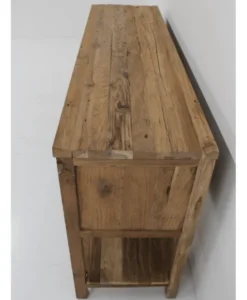 Super rustiek teak houten badkamermeubel 160 cm