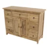 Teak dressoir met veel lades