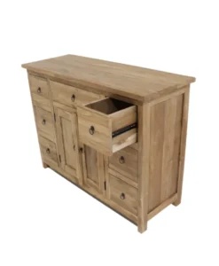 Teak dressoir met veel lades