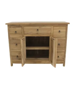 Teak dressoir met veel lades