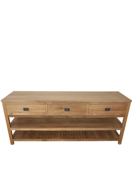 Teak groot badkamermeubel 2 meter