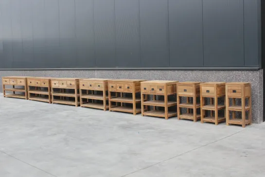Teak groot badkamermeubel 2 meter