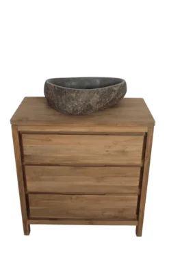 Teakhouten badkamer meubel minimalistisch