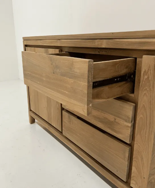 Teakhouten badkamer meubel minimalistisch