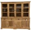 Teakhouten Buffetkast/Vitrinekast 240 cm