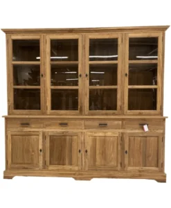Teakhouten Buffetkast/Vitrinekast 240 cm
