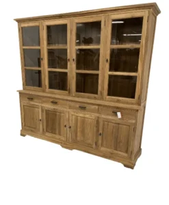 Teakhouten Buffetkast/Vitrinekast 240 cm