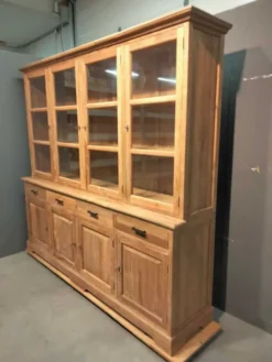 Teakhouten Buffetkast/Vitrinekast 240 cm