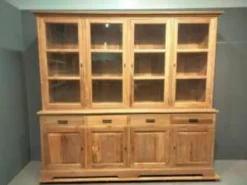 Teakhouten Buffetkast/Vitrinekast 240 cm