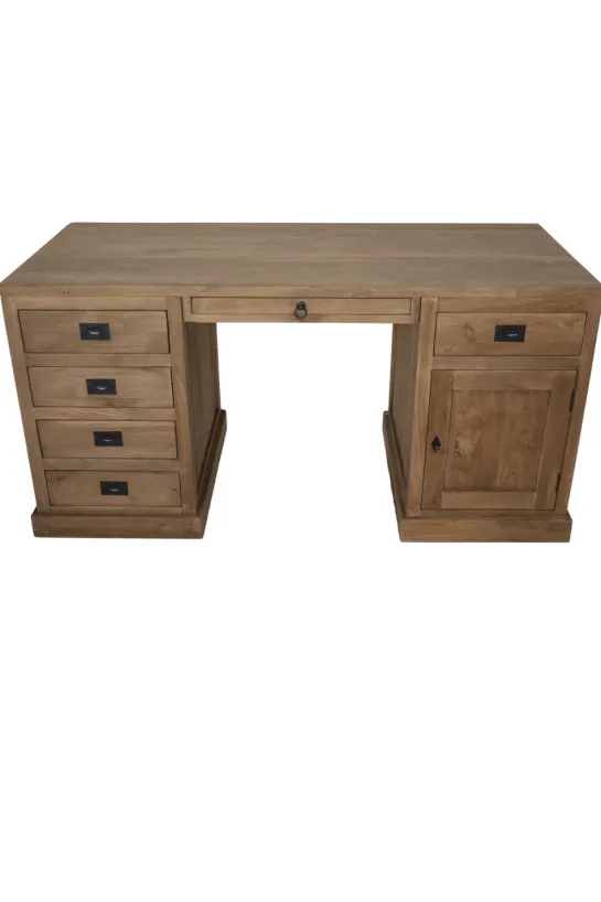 Teakhouten Bureau 160x70x80 cm
