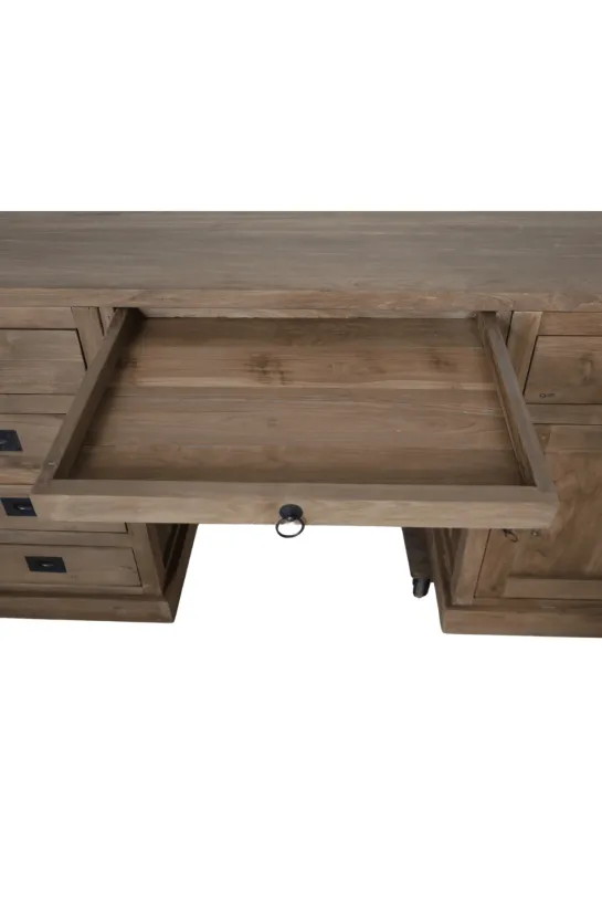 Teakhouten Bureau 160x70x80 cm