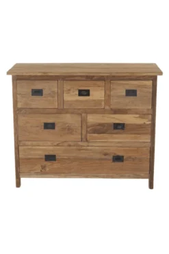Teakhouten commode