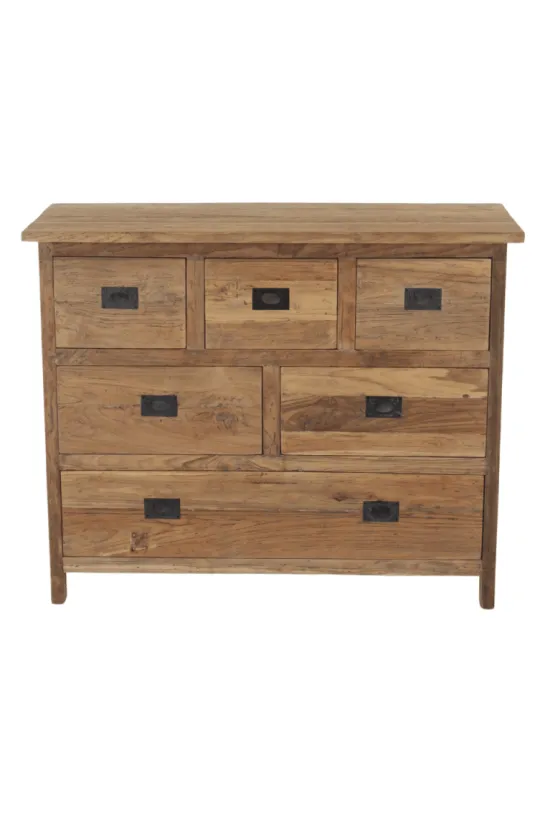 Teakhouten commode