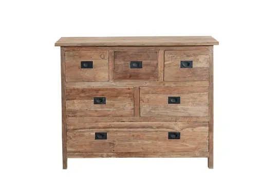 Teakhouten commode