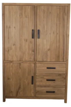 Teakhouten Dichte Opbergkast 140 cm