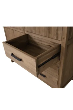 Teakhouten Dichte Opbergkast 140 cm
