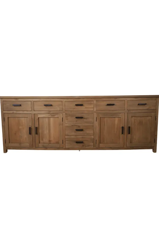 Teak houten dressoir 250 cm
