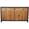 Teakhouten Dressoir met Metalen Details – 150 cm