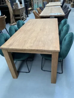 Teakhouten eettafel 180