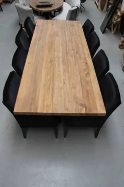 Teak houten eettafel 300 cm