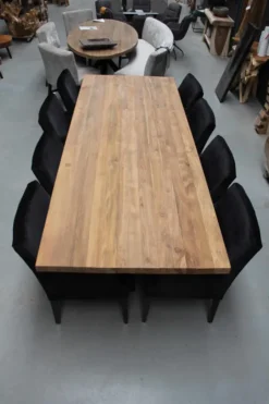 Teak houten eettafel 300 cm