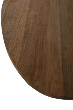 Teak houten eettafel 180 cm met houten poot