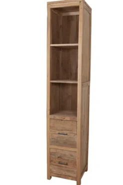 Teakhouten full wood kolomkast