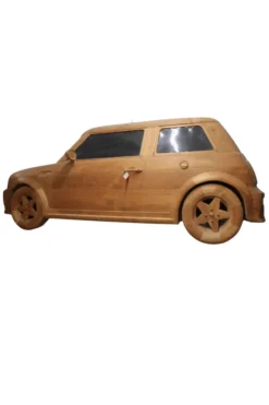 Teakhouten halve MINI